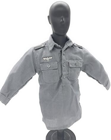 Military Figure Clothing-1:6 WWII German Soldier Badge Shirt Accessories Fit 12 inch Male Model