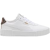 PUMA Womens Carina 3.0 Metallic Whisper Lace Up Sneakers Shoes Casual
