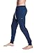 4-rth Long Cuffed Yoga Pant (Medium, Solid Royal Blue)