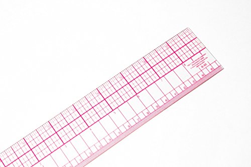 Inch & Metric Beveled Ruler 18"-