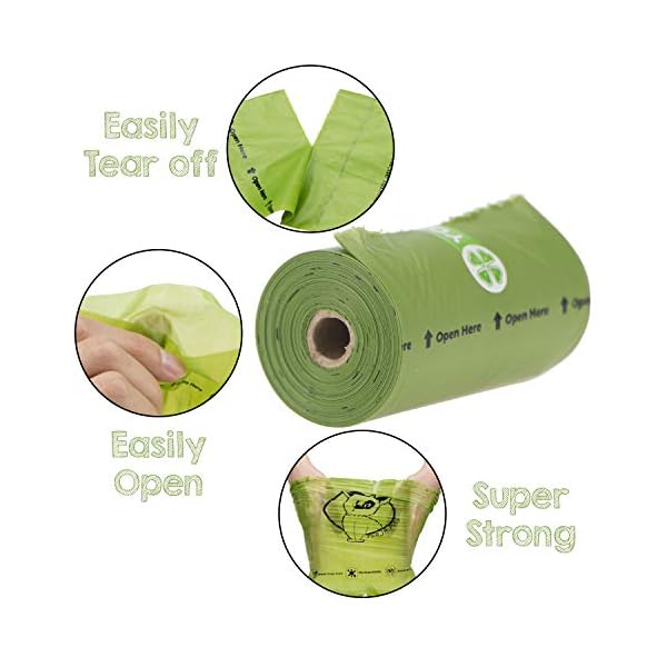 YORJA-Dog-Poo-Bags24-Rolls360-Pooh-BagsExtra-Thick-and-StrongLeak-ProofBiodegradable-Poop-Bags-for-DogsUnscented-Waste-Bag YORJA Dog Poo Bags,24 Rolls/360 Pooh Bags,Extra Thick and Strong,Leak Proof,Biodegradable Poop Bags for Dogs,Unscented…