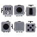 Bifstore Fidget Cube Relieves Stress And Anxiety for Children and Adults Anxiety Attention Toy, Gray/black