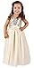 Bow Dream Flower Girl's Dress Sequins Tulle Gold 5