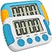Classroom Or Meeting Timers 2 Pack for Kids and Teacher Digital Kitchen Timer, Count-Up & Count Down for Cooking Baking Sports Games Office Study