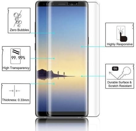 TopgadgetsUK Samsung Galaxy Note 8 Tempered Glass Screen Protector, Premium Ultra Thin Lightweight Premium Quality Explosion-proof Hardness Tempered Glass for Samsung Galaxy Note 8