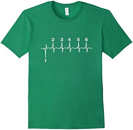 Men's Motorcycle Heartbeat Gear Shift t-shirt XL Kelly Green
