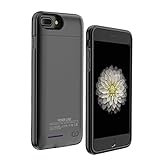 4200mAh iPhone 7 plus / 6s Pus Battery Case, KE & KA External Backup Battery Charger Case Rechargeable Power Bank Case for iPhone 7 Plus (5.5'' Black)