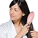 Hair Straightener Brush, 2-in-1 Heating Hair Brush, Kealive Ionic Hair Straightening Brush with Temperature Control and Temperature Lock, Anti-Scald and LED Display, Pink