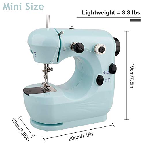 Portable Sewing Machine with Foot Pedal, Basic Mini Sew Machine