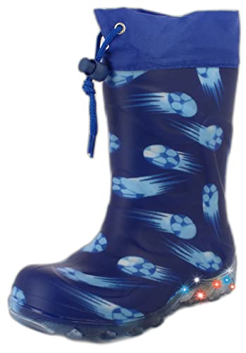 Beck Jungen Gummistiefel blau/hellblau 23