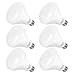 Shine Hai BR30 LED Light Bulbs, 65W Equivalent LED Bulb 5000K Daylight White, 800 Lumens E26 Medium Base Non-dimmable Flood Lighting Bulbs, 6-Pack