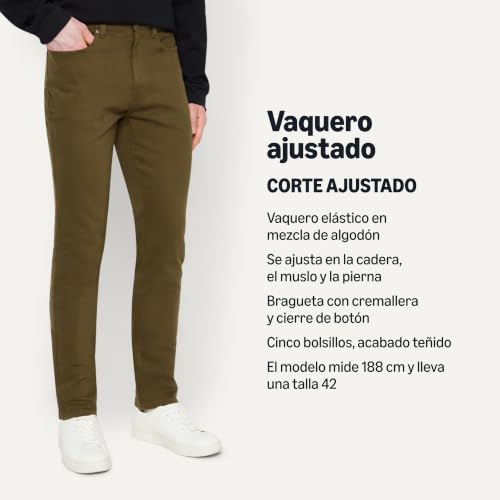 Amazon Essentials Men's Five Pocket Dyed Slim Fit Pants