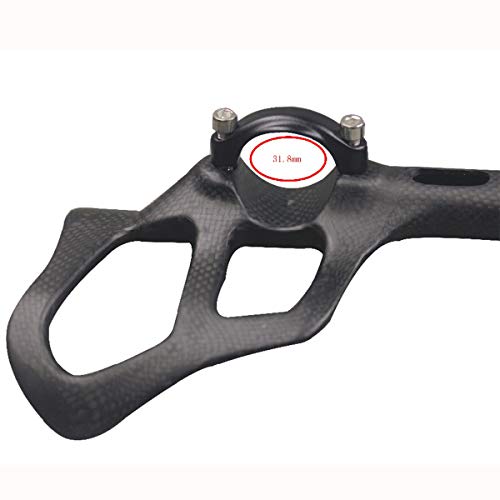 Opera Bike Rest Handlebar 3 K Full Carbon Bike Aero Bars Tri Bars for Mountain Bike and Road Bike Gray Bicycle TT Handlebar Grabber Style Bicycle Relaxation Handle for Triathlon and Time Trial Bikes