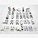 # CY-032+CY-7300L+BN Presser Foot Set（in Total 34 pcs) for BERNINA New Style Aurora Artista Activa
