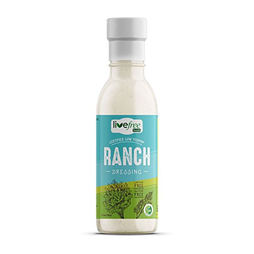 Live Free Low Fodmap Ranch Dressing FODMAP Friendly Certified Salad