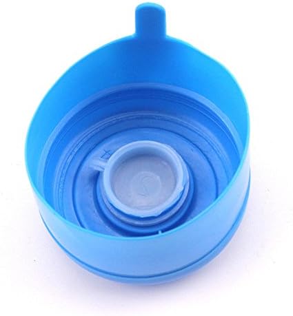 5Pieces Gallon Replacemet Water Bottle Snap On Cap Anti Splash Peel Off Tops 55mm