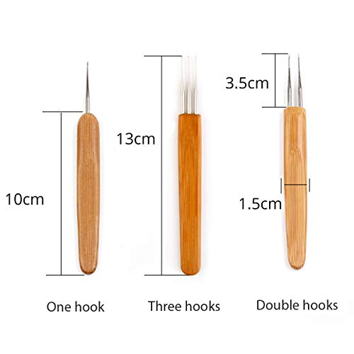 3 Dreadlocks+Crochet+Needles+Dreadlock+Weaving