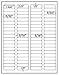 1,600 Label Outfitters 1.75” x .5” Gold Foil Laser Printable Return Address Labels – 20 Sheets