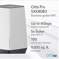 NETGEAR Orbi Pro WiFi 6 Tri-band Mesh System for