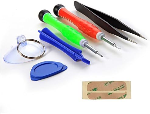 EASTVALLEY 7 Pieces Most Complete Premium Repair Tool Kit for Apple iPhone 4 / 4S / 5 / 5C / 5S / 6 / 6 Plus (GSM/CDMA) / 6S and more with