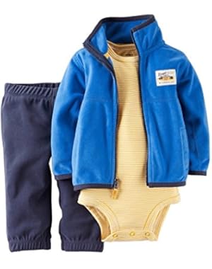 Carter's Baby Boys' Ranger Scout 3-Piece Cardigan, Bodysuit & Pants Set - 3 Months