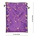 DODOGA 4pcs Embroidered Silk Flower Design Jacquard Travel Bag, Lingerie Bags Underwear Bags Laundry Bags Shoe Bags for Travel Storage for Men Women Washable Cloth Shoe Bags
