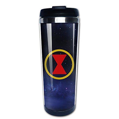 Black Widow Comic Logo Coffee Mug Vacuum Cup 14oz