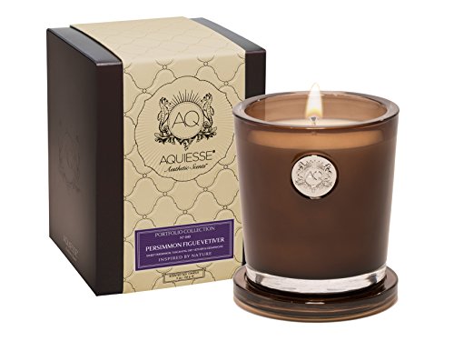 Aquiesse PERSIMMON FIGUE VETIVER~Large Soy candle