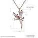 Palksky 18K Rose Gold Necklace Chain with Fairies
