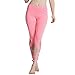 Klorify Belly Dance Pants Yoga Tights Tie up Leggings Strappy Dry Fit Workout Capris High Waist (Large, Black)