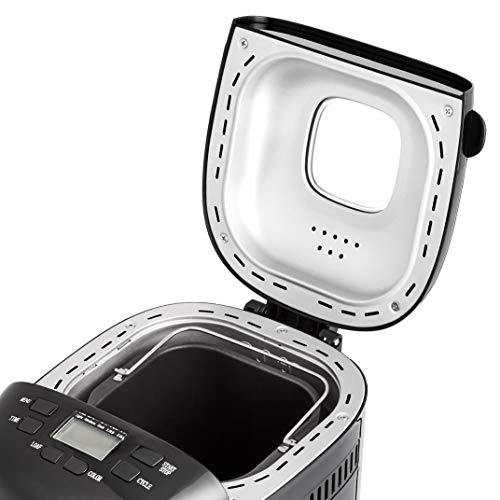 Amazon Basics 2 Pound NonStick Bread Making Machine, Black The Home