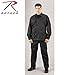 Rothco Twill BDU Shirt - Rugged Outdoor-Ready Shirt-Jacket - Black - 2XL
