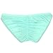 FEESHOW Men's Silky Bikini Briefs Bulge Pouch Underwear Swimwear Ruched Back (Sky Blue, one Size)