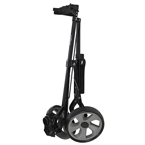 Caddymatic Golf i-Trac 2 Wheel Folding Golf Cart Black/Gray