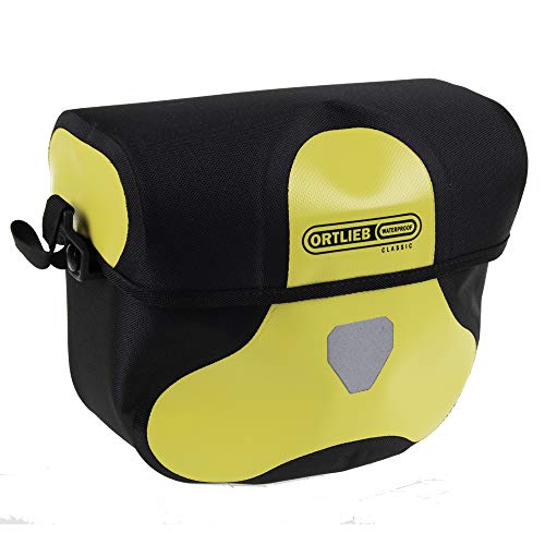 Ortlieb Ultimate 6 Classic Handlebar Bag: Medium 7 Liter Yellow/Black