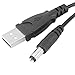 Uxcell USB to 5.5 mm/2.1 mm 5 Volt DC Barrel Jack Power Cable (D132) (53832-A-5337
