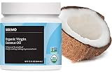 Amazon Brand - Solimo Organic Virgin Coconut Oil, Unrefined, Non-GMO, 15 Fl Oz