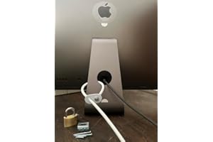 Lyon & Smith iMac Security Lock Cable Kit with 40mm Keyed Padlock and Extra Strong Mounting Bracket