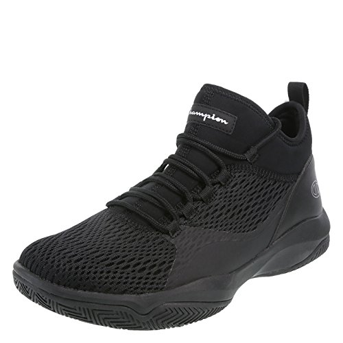Champion Black Men's Clutch SlipOn Basketball Shoe 6.5 Regular