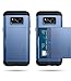 Spigen Slim Armor CS Galaxy S8 Plus Case with Slim Dual Layer Wallet Design and Card Slot Holder for Galaxy S8 Plus (2017) - Coral Blue