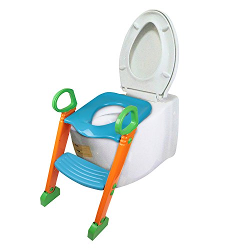 image for Potty Toilet Seat with Step Stool Ladder, Moclever (3 in 1) Trainer fo