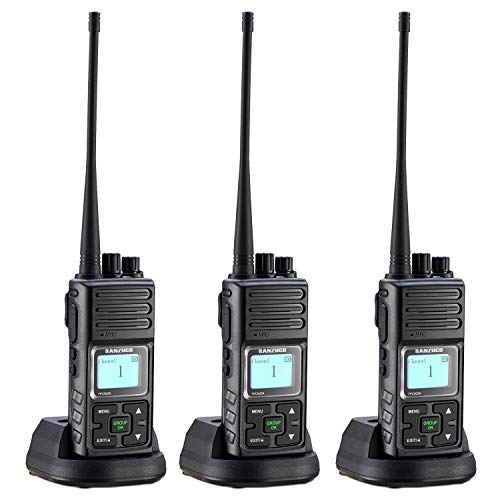 Walkie Talkie, Sanzuco 20 Channel Hands Free 2 Way Radios up to 2.5