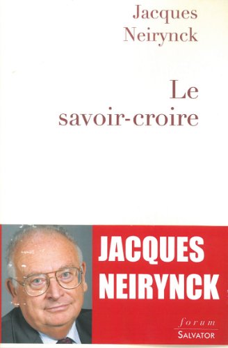 Le  savoir-croire