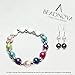 BEADNOVA Satin Pearls Beads for Crafts Tiny Loose Imitation Glass Pearls for Jewelry Making (6mm, 500pcs, Multi Color)