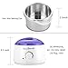 Professional 400ML Hot Wax Heater Warmer Machine with 10.5OZ Hair Removal Wax Beans By Comfy Mee (Waxing heater +Lavender Bean)