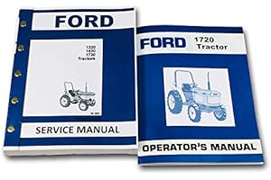 AGPUBS Manual Set for Ford 1720 Tractor Service Operators Owners Repair Shop Repair Books