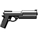 BrickArms 2.5 Scale LOOSE Weapon Auto9 Robocop Black