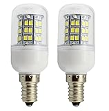 Uniox 2 Pack Solar Power 12V-24 Volt Default Candelabra E12 LED Bulb 4 Watts 360 Lumens 48pcs LEDs Warm White 3000K