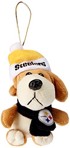NFL Pittsburgh Steelers Plush Dog Ornament