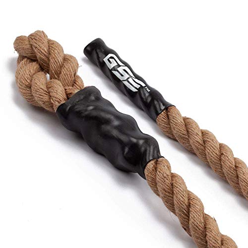 image for GSE Games & Sports Expert Sisal/Poly Gym Fitness Training Climbing Rop